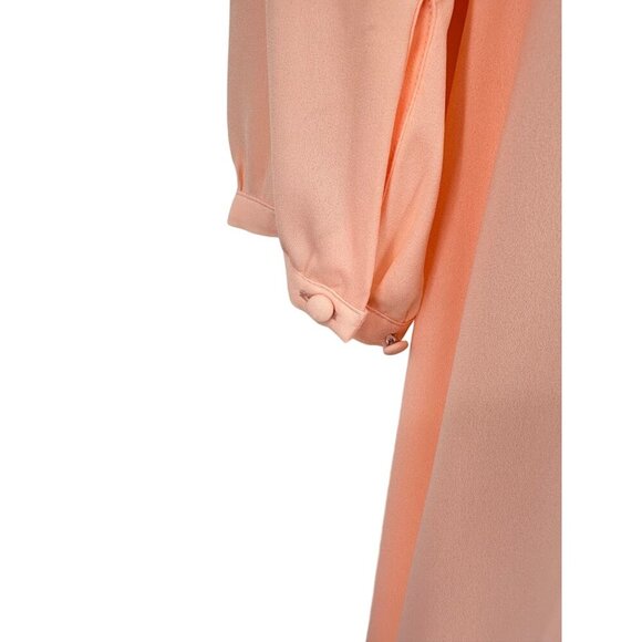 Torrid Pink Georgette Wrap Tunic Blouse High Low Hem Size 1X - Picture 7 of 11